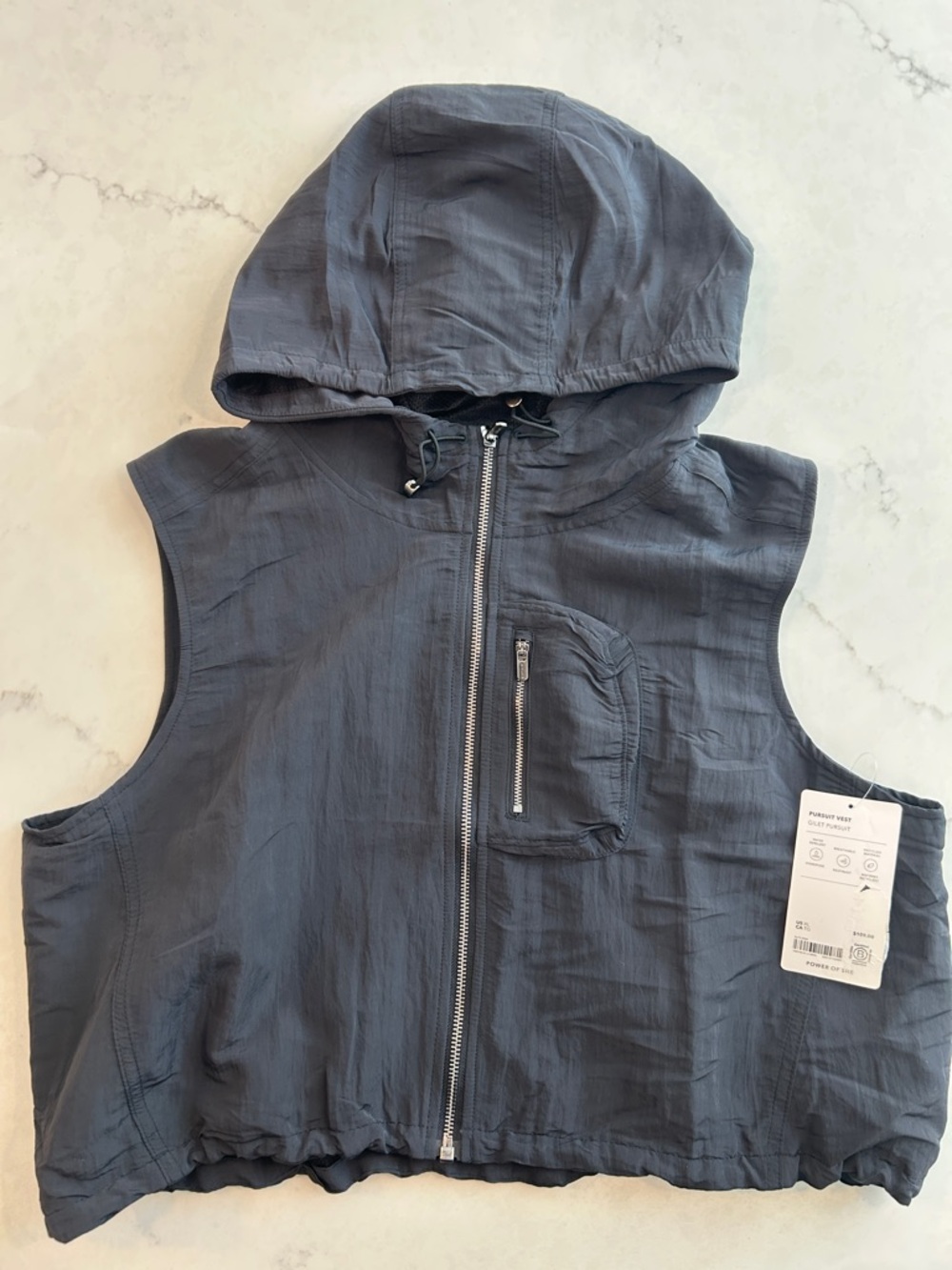 Athleta pursuit vest black XL